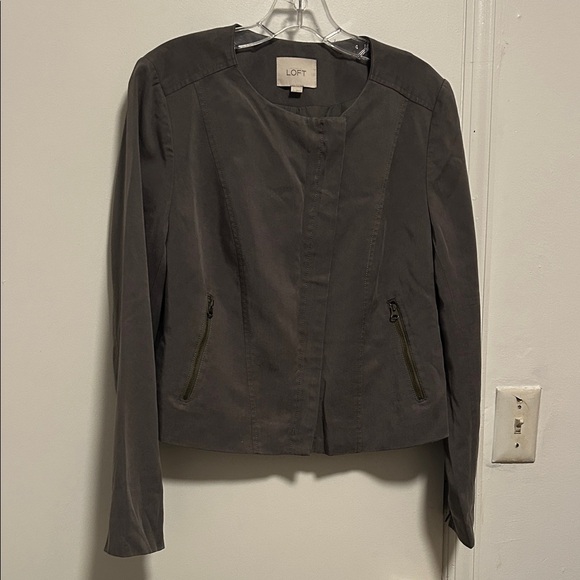 LOFT Women's Charcoal Blazer - Picture 1 of 12